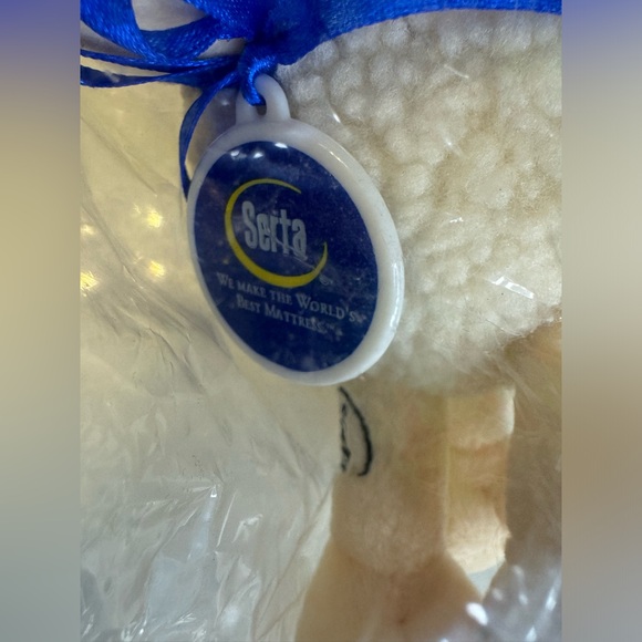 SERTA Wool Counting Sheep Plush #86 Brown Eyes Lamb Curto Toy - Picture 4 of 9